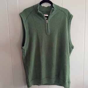 Cutter & Buck cotton quarter zip sweater vest bundle Size L golf core preppy